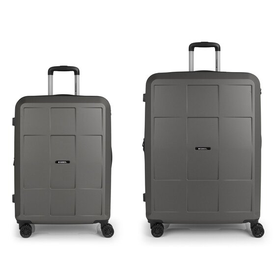 Gabol Montreal 4 ruote Set di valigie 2 pezzi con piega di espansione