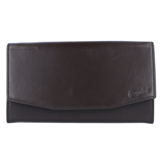 Esquire Nuovo portafoglio di seta in pelle 18 cm