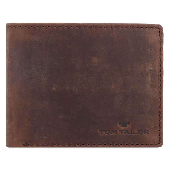 Tom Tailor Portafoglio Ron RFID in pelle 12 cm