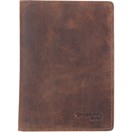 Greenland Nature Porta biglietti da visita Montana in pelle 10 cm