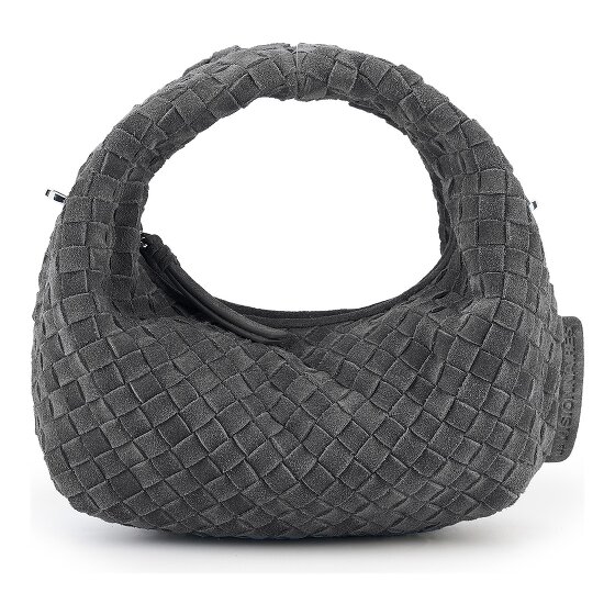 LES VISIONNAIRES Greta Micro weave Borsetta Vera Pelle 20 cm