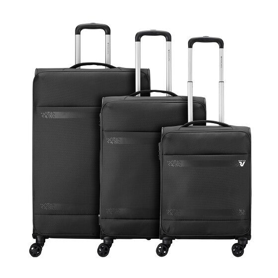 Roncato Jazz 4.0 4 ruote Set di valigie 3 pezzi con piega di espansione