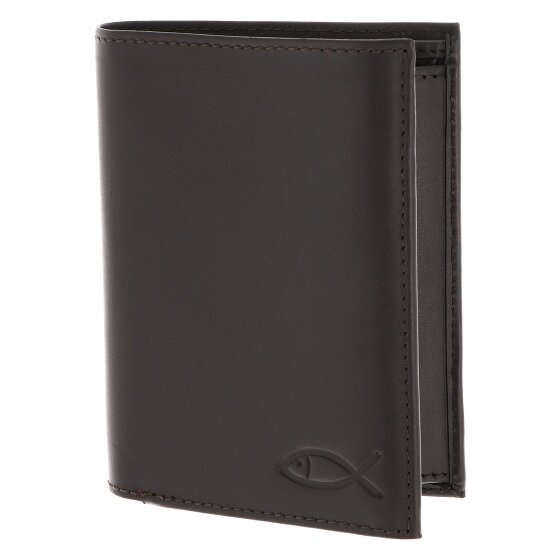 oxmox Leather Portafoglio Protezione RFID Vera Pelle 10 cm