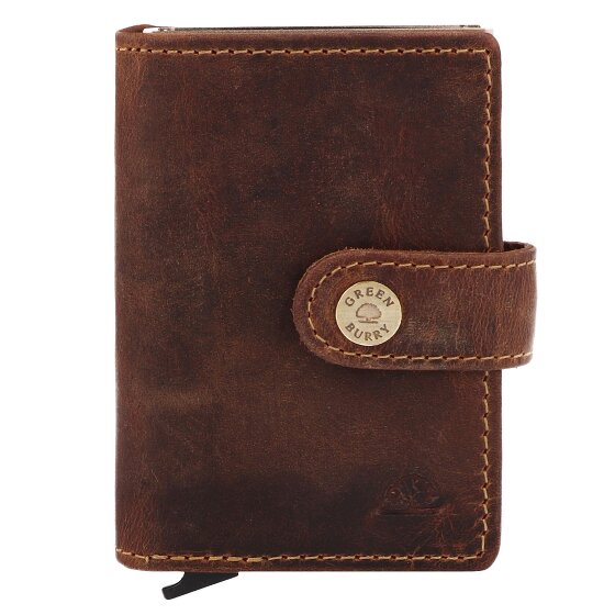 Greenburry Vintage Portafoglio Protezione RFID Pelle 7.5 cm