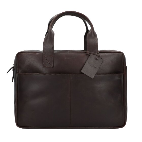 Burkely Cartella Jesse vintage in pelle 42 cm Scomparto per laptop