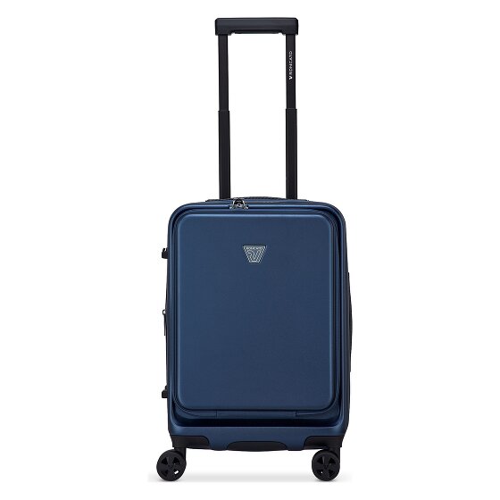 Roncato Florence Trolley da cabina a 4 ruote da 55 cm con scomparto per computer portatile a espansione