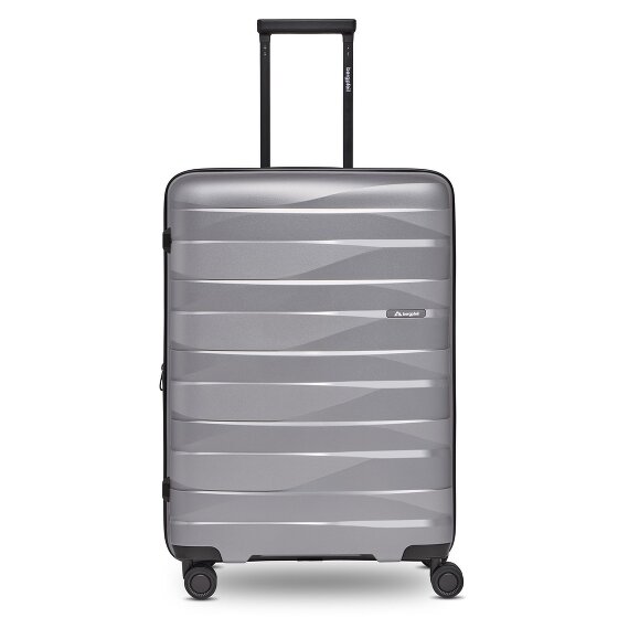 Bergpfeil Trolley da viaggio a 4 ruote M 66 cm con piega ad espansione