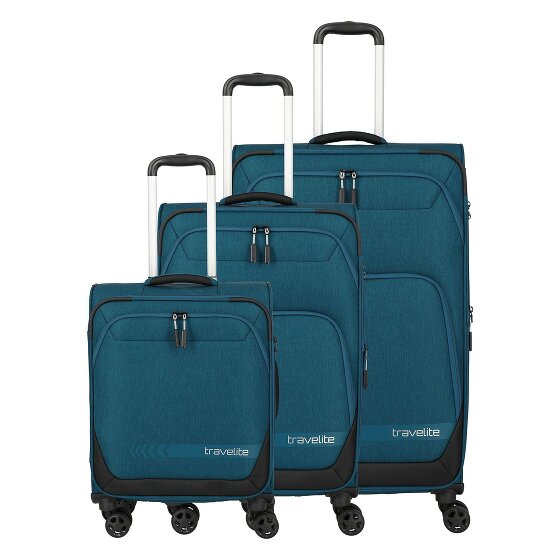 Travelite Kick Off 4 ruote Set di valigie 3 pezzi espandibile