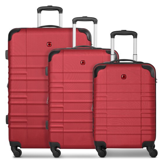 Wenger Amplar Evo 4 ruote Set di valigie 3 pezzi con piega di espansione