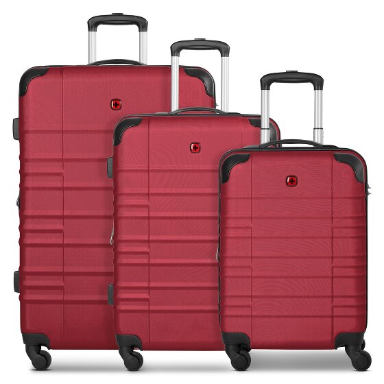 Wenger Amplar Evo 4 ruote Set di valigie 3 pezzi con piega di espansione