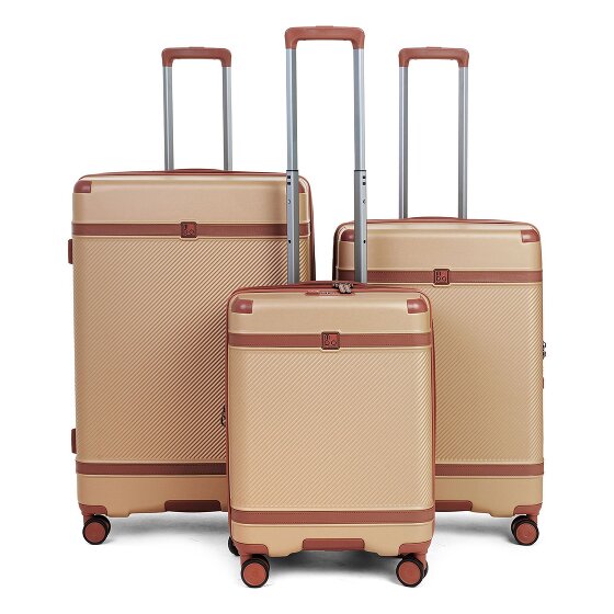 MODO by Roncato Charm 2.0 4 ruote Set di valigie 3 pezzi con piega di espansione