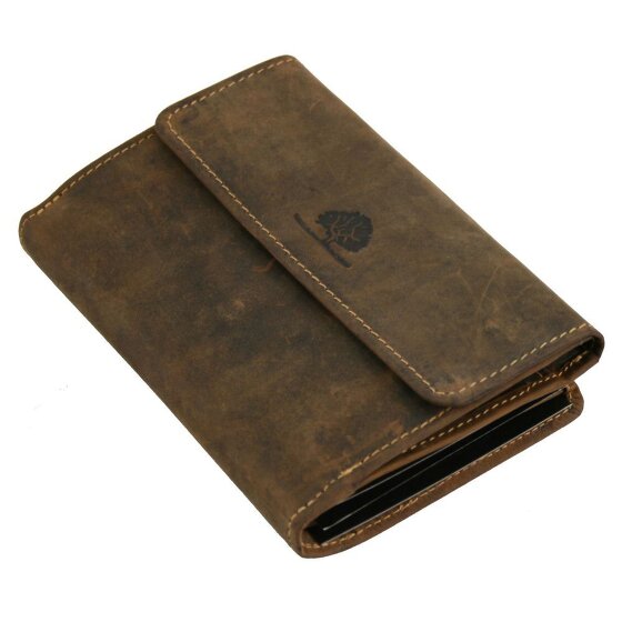 Greenburry Vintage Portafoglio Vera Pelle 14 cm