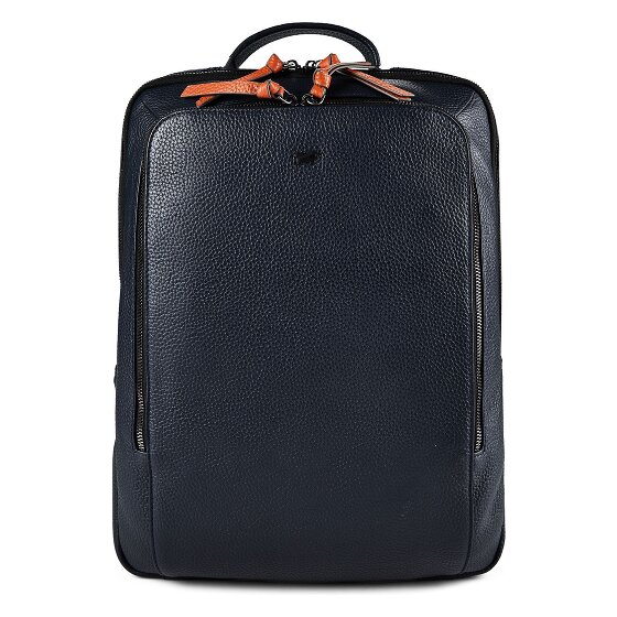 Braun Büffel Novara Zaino da lavoro Vera Pelle 40 cm Vano porta PC