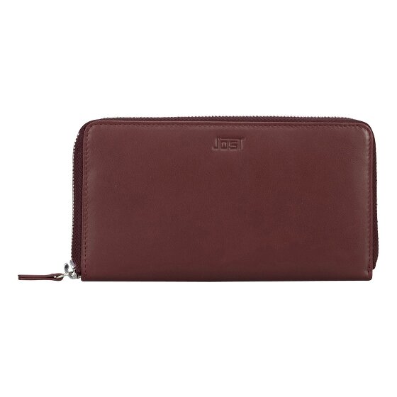 Jost Arva Portafoglio Protezione RFID Vera Pelle 19 cm