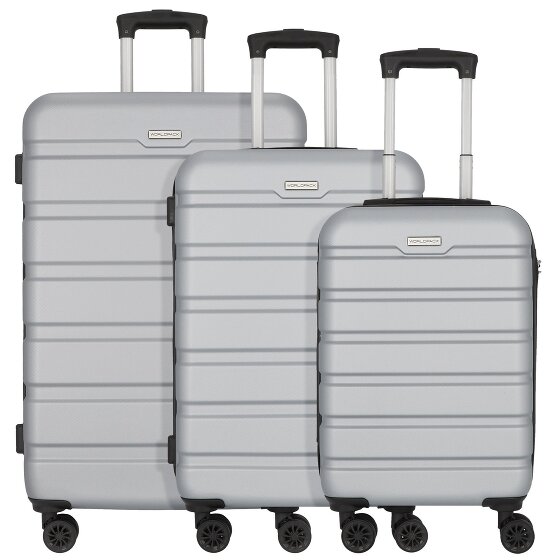 Worldpack Phoenix 4 ruote Set di valigie 3 pezzi