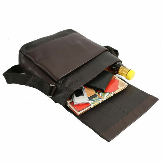 d&n Business Line Messenger in pelle 30 cm