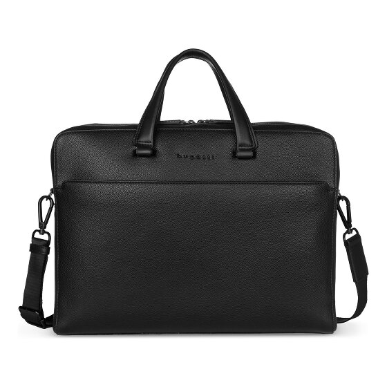 bugatti Black Valigetta Pelle 38 cm Scomparto per laptop