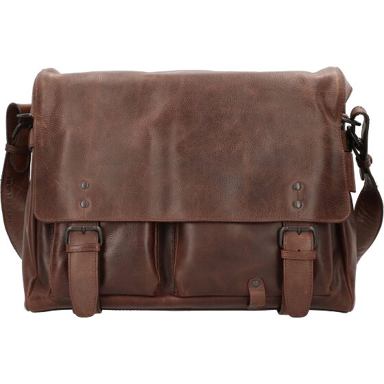 aunts & uncles The Workmates Workaholic cartella in pelle 40 cm scomparto per laptop