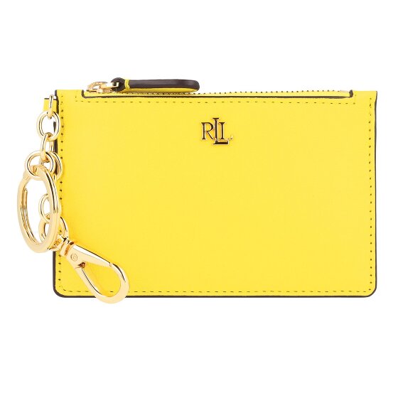 Lauren Ralph Lauren Zip Card Portafoglio chiave Vera Pelle 13 cm