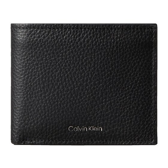 Calvin Klein CK Leather Portafoglio Protezione RFID Pelle 11 cm