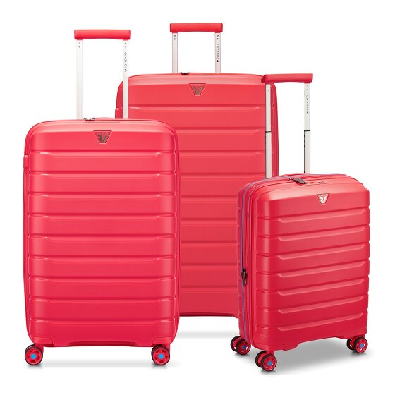 Roncato B-Flying Move 4 ruote Set di valigie 3 pezzi con piega di espansione