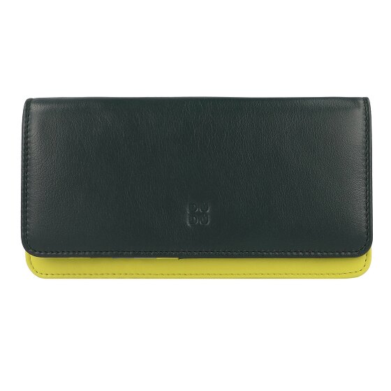 DuDu Canarie Portafoglio Protezione RFID Vera Pelle 17.5 cm