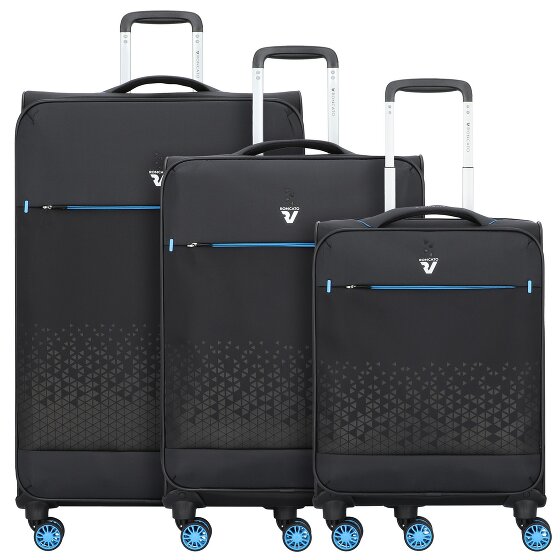 Roncato Crosslite 4 ruote Set di valigie 3 pezzi espandibile