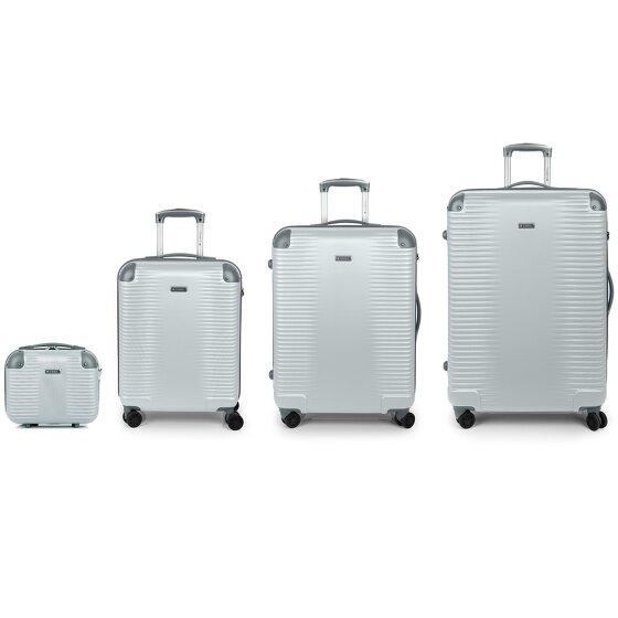 Gabol Balance XP 4 ruote Set di valigie 4 pezzi con piega di espansione