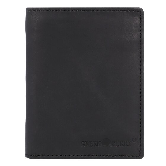 Greenburry Portafoglio vintage RFID in pelle 10 cm