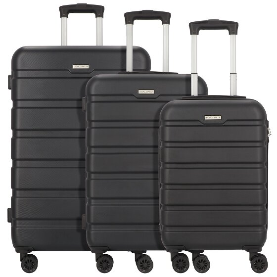 Worldpack Phoenix 4 ruote Set di valigie 3 pezzi
