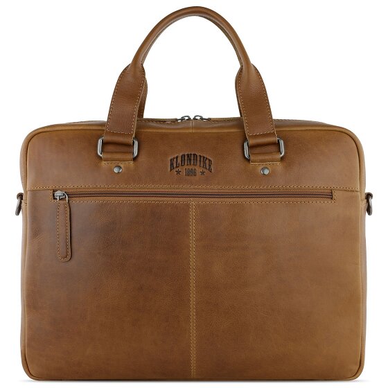 Klondike 1896 Gold Brain Cartella in pelle 35 cm Scomparto per laptop