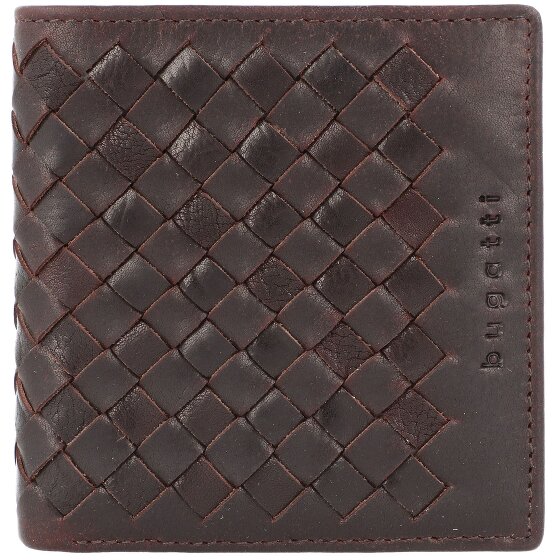 bugatti Portafoglio in pelle intrecciata 11 cm