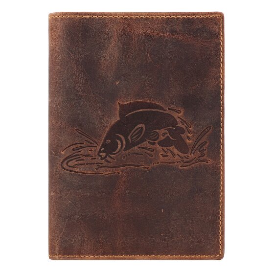 Greenburry Portadocumenti vintage in pelle 12 cm