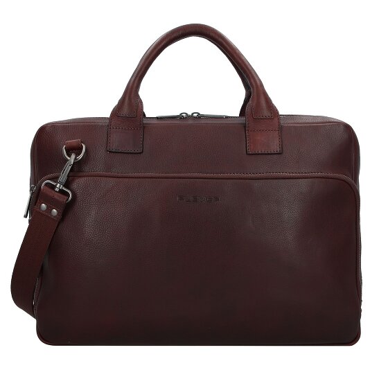 Plevier Vintage Larry Valigetta Pelle 40 cm Scomparto per laptop