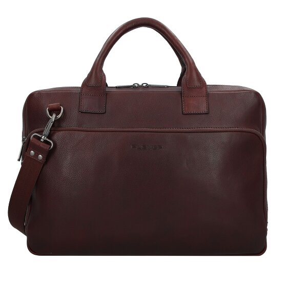 Plevier Vintage Larry Valigetta Pelle 40 cm Scomparto per laptop