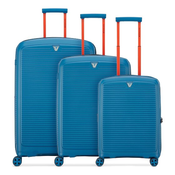 Roncato Arcade 4 ruote Set di valigie 3 pezzi con piega di espansione