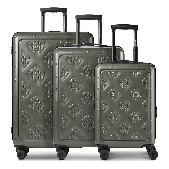 Roberto Cavalli Florence 4 ruote Set di valigie 3 pezzi espandibile