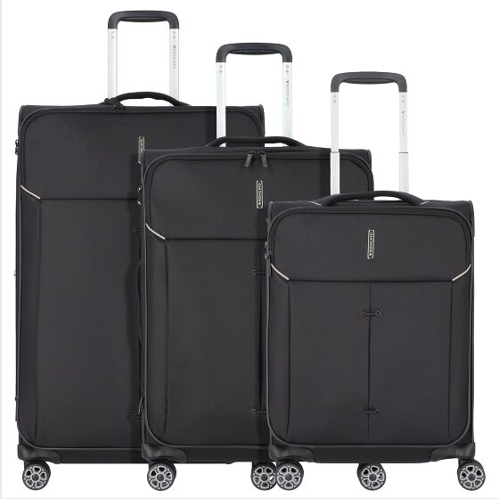 Roncato Ironik 2.0 4 ruote Set di valigie 3 pezzi con piega di espansione