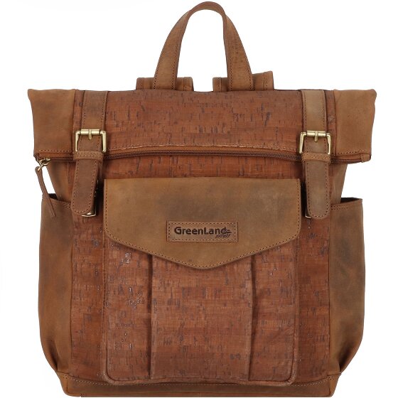 Greenland Nature Zaino Nature in pelle 38 cm Scomparto per computer portatile