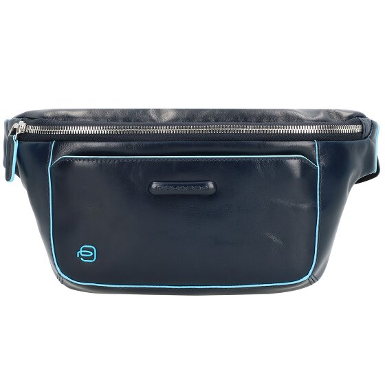 Piquadro Marsupio quadrato blu in pelle 29 cm