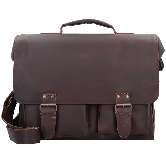 aunts & uncles Hunter Big Finn cartella in pelle 40 cm scomparto per laptop