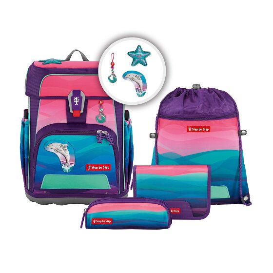 Step by Step Cloud Ocean Set di borse per la scuola