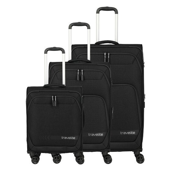 Travelite Kick Off 4 ruote Set di valigie 3 pezzi espandibile