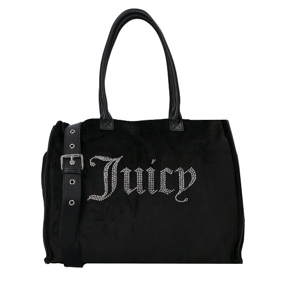 Juicy Couture Iris Velvet Rhinestones Borsa shopper 33 cm Juicy Couture Iris Velvet Rhinestones Borsa shopper 33 cm