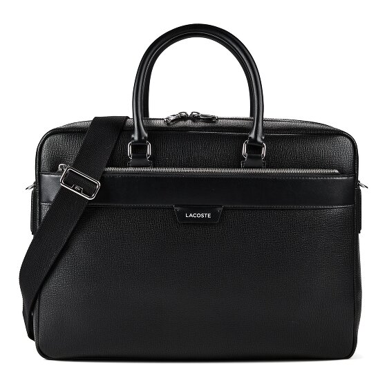 Lacoste Ossian Valigetta Vera Pelle 41 cm Vano porta PC