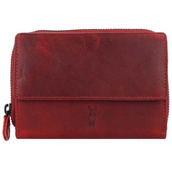 Jack Kinsky Risör Portafoglio Protezione RFID Pelle 14 cm