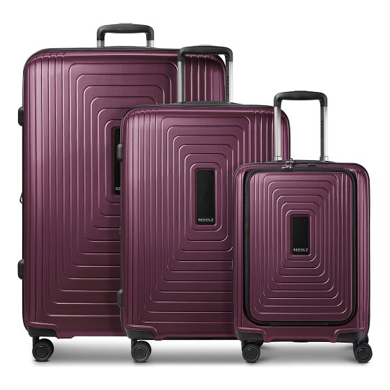 Redolz Essentials 14 4 ruote Set di valigie 3 pezzi espandibile