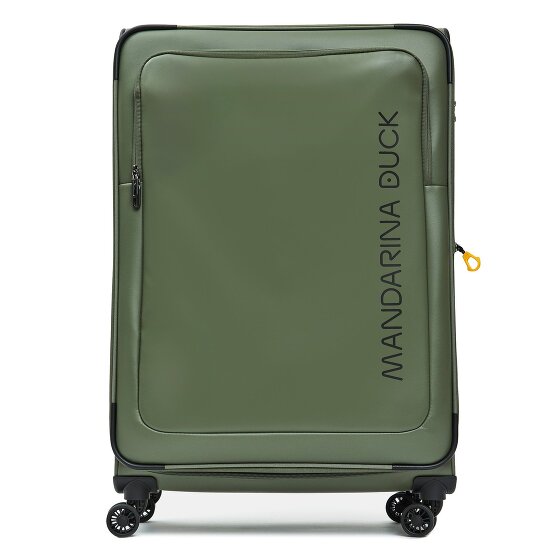 Mandarina Duck Eco Coated 4 ruote Carrello XL 83 cm con piega di espansione