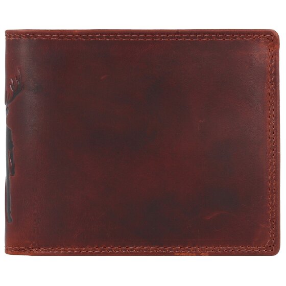 Jack Kinsky Monterey 101 Portafoglio Protezione RFID Pelle 13 cm