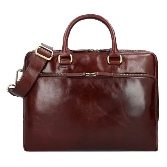 Leonhard Heyden Cartella Cambridge in pelle 40 cm